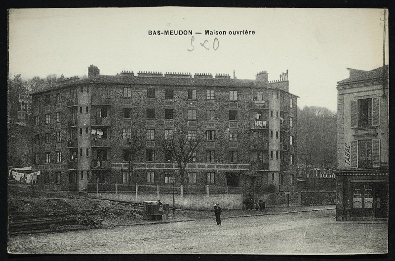 Carte postale ancienne Carte postale - Meudon - Maison ouvrière à Meudon
