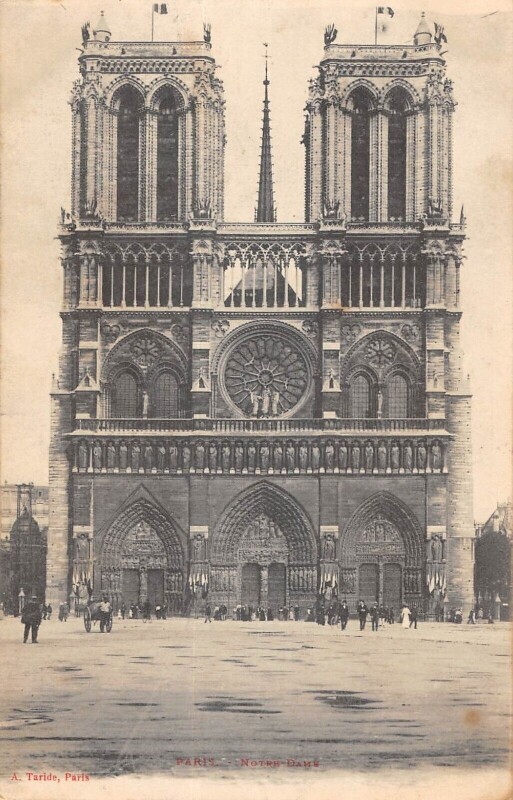 Carte postale ancienne Paris Notre Dame