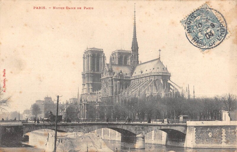 Carte postale ancienne Paris Notre Dame De Paris