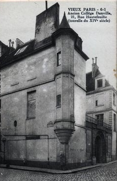 Carte postale ancienne Rue Hautefeuille 21 - Postcard 1900