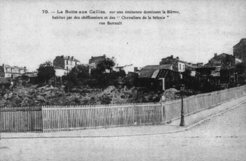 Carte postale ancienne Vieille Butte aux Cailles