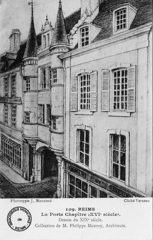 Carte postale ancienne Porte du chapitre 10151843