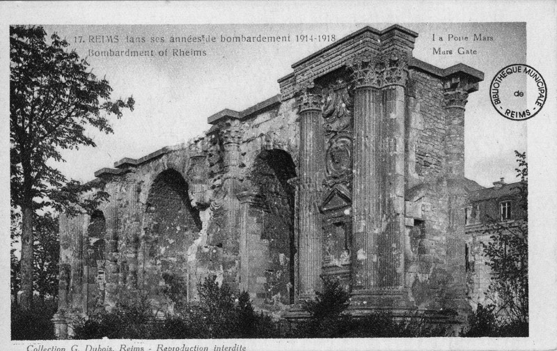 Carte postale ancienne Porte mars 1GM 10546101