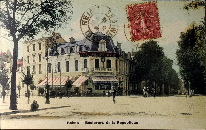 Carte postale ancienne ReimS 1906 république drouet 8410