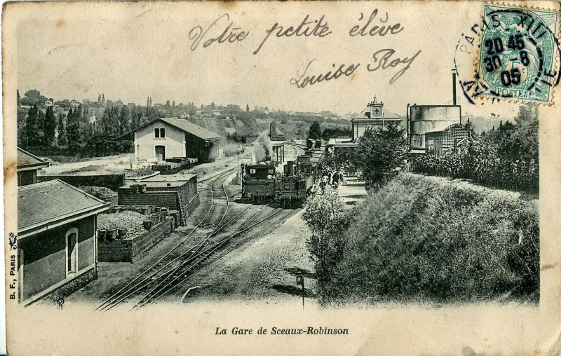 Carte postale ancienne La Gare de Sceaux - Robinson