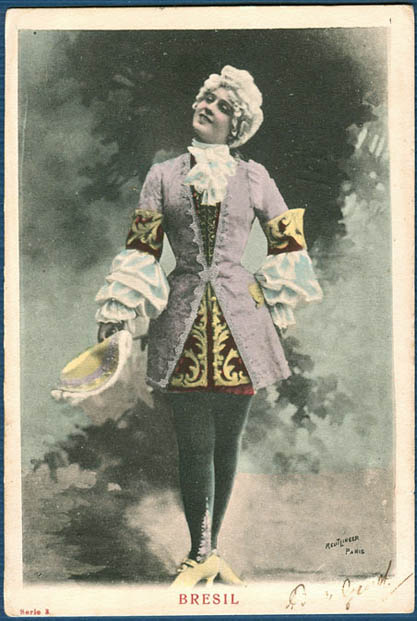 Carte postale ancienne Reutlinger Brésil 1906