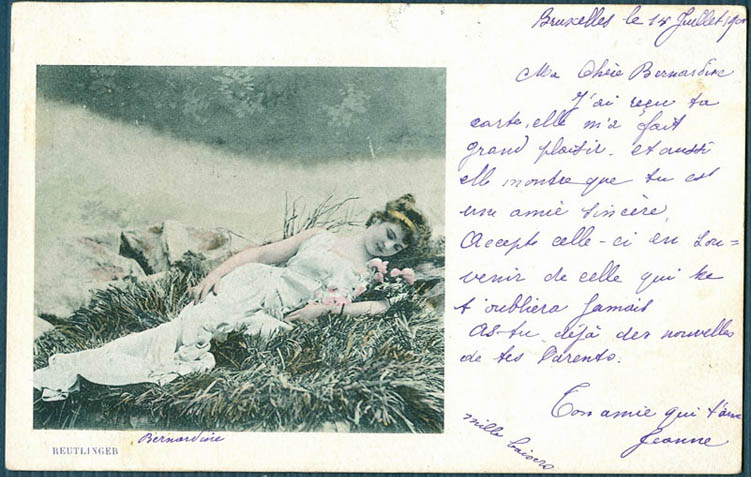 Carte postale ancienne Reutlinger Liegende 1900