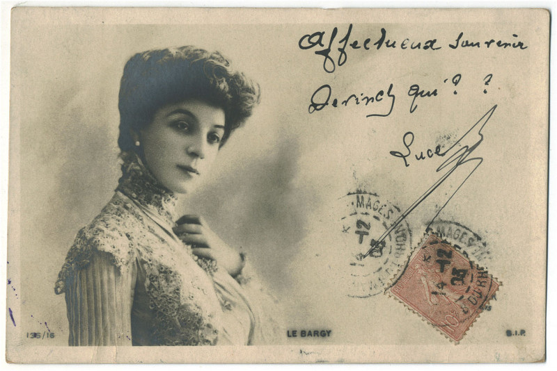 Carte postale ancienne Simone Le Bargy, Sip 135-16, photo Reutlinger