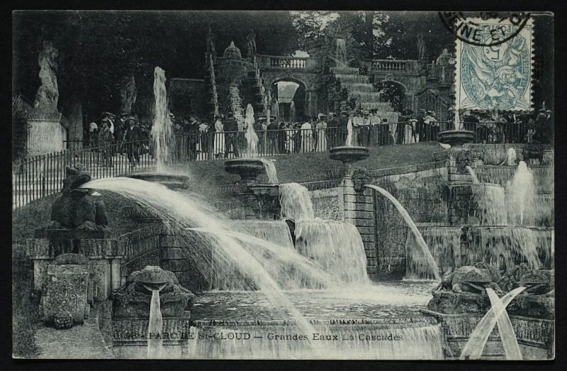Carte postale ancienne Grandes Eaux - la Cascade à Saint-Cloud
