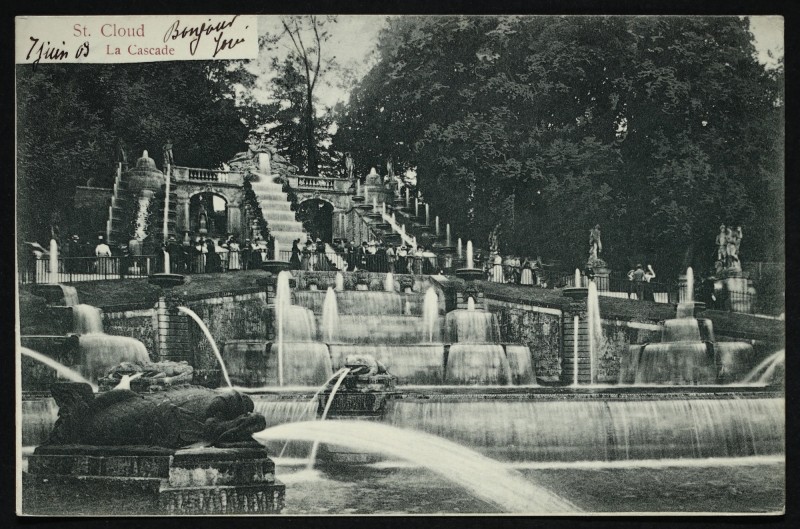 Carte postale ancienne La Cascade à Saint-Cloud