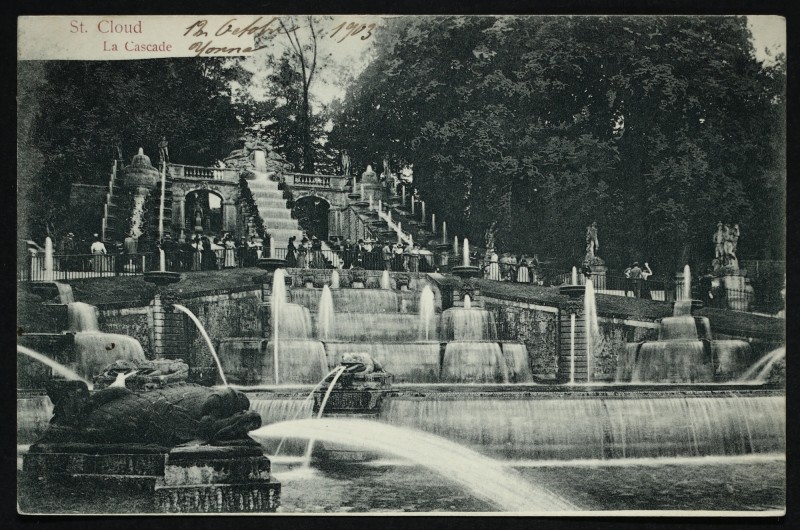Carte postale ancienne La Cascade à Saint-Cloud