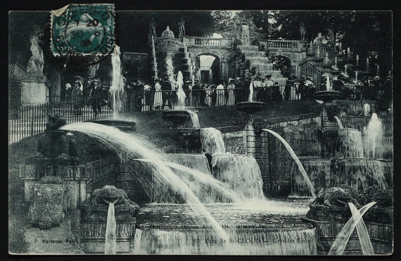 Carte postale ancienne Grandes Eaux à Saint-Cloud