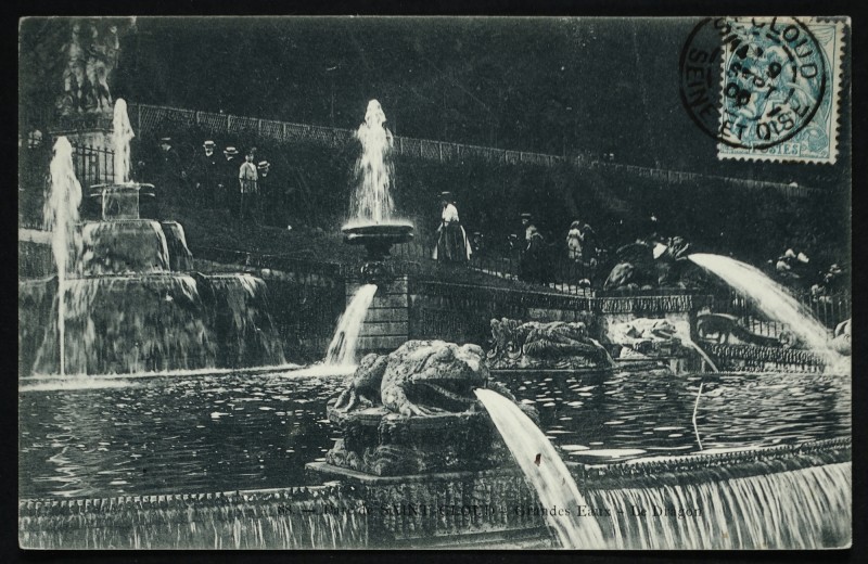 Carte postale ancienne Grandes Eaux - Le Dragon à Saint-Cloud