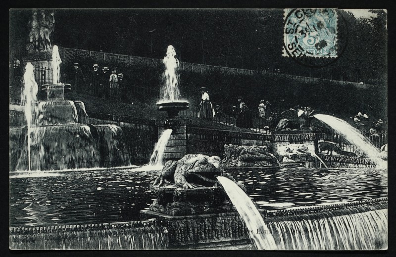 Carte postale ancienne Grandes Eaux - Le Dragon à Saint-Cloud