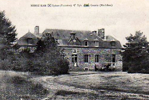 Carte postale ancienne Menez Kamm Spézet à Spézet