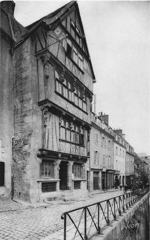 Carte postale ancienne Morlaix maison à Morlaix