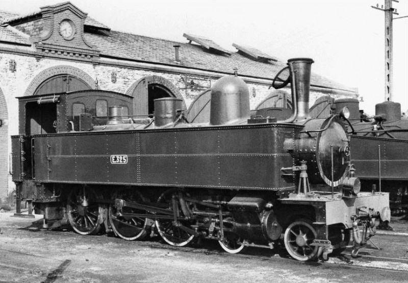 Carte postale ancienne Rb - Loco 230 T n° E 325