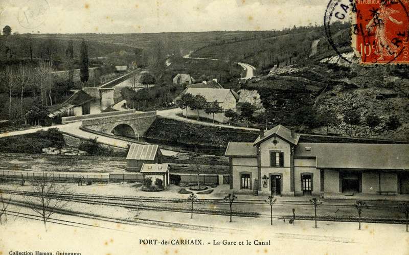 Carte postale ancienne Rb-Port-de-Carhaix à Carhaix-Plouguer