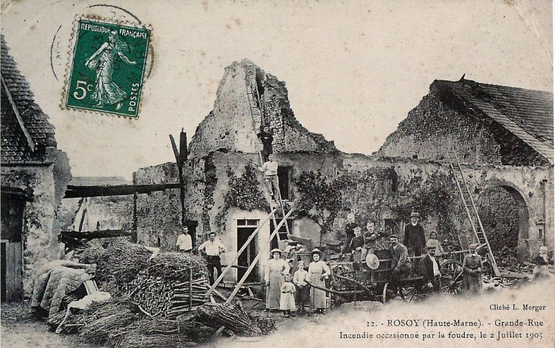 Carte postale ancienne Rosoy 75395