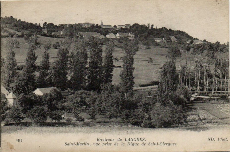 Carte postale ancienne Saint-Martin-lès-Langres Carte postale 10