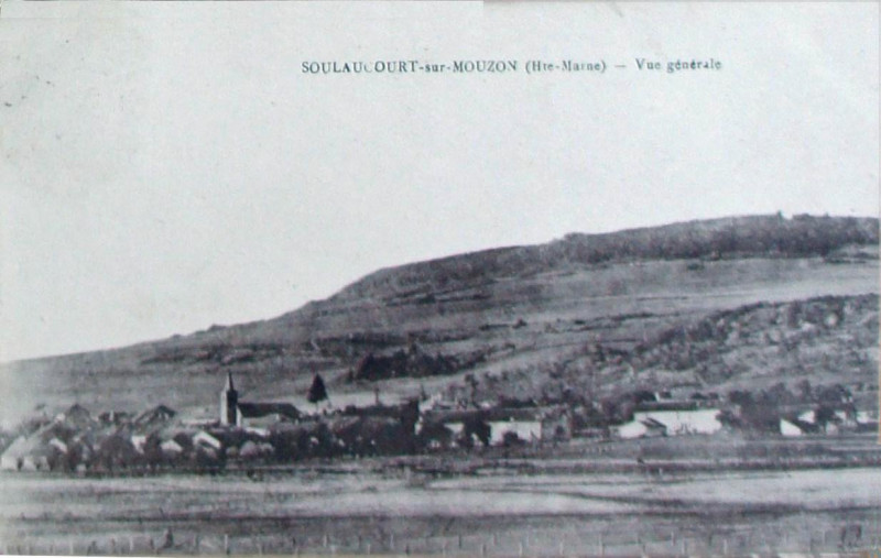 Carte postale ancienne Soulaucourt sur Mouzon 1928