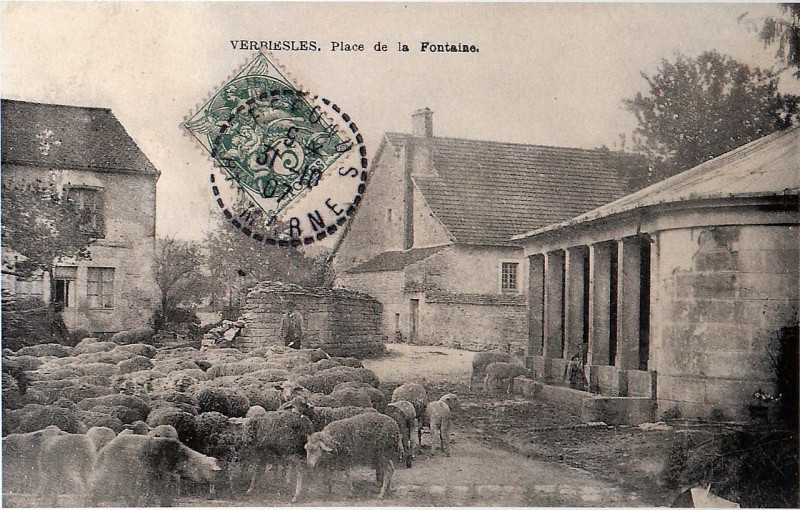 Carte postale ancienne Verbiesle 1907 74268