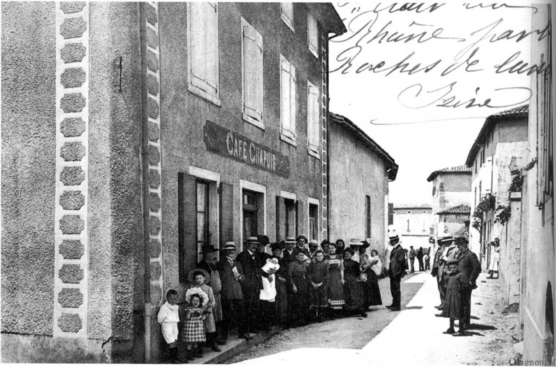 Carte postale ancienne Saint-Clair-du-Rhone, 1908, p194 de L'Isère les 533 communes - Olagnoni éd