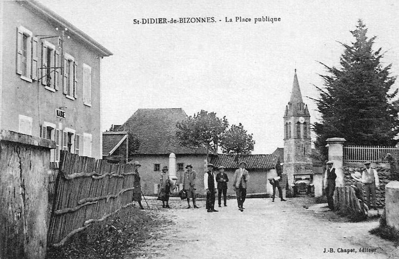Carte postale ancienne Saint-Didier-de-Bizonnes