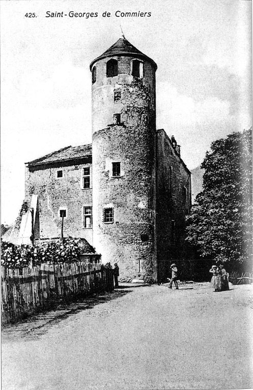 Carte postale ancienne Saint-Georges-de-Commiers, chateau, p122 L'Isère 1900-1920