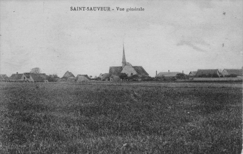 Carte postale ancienne Saint-Sauveur vue gen