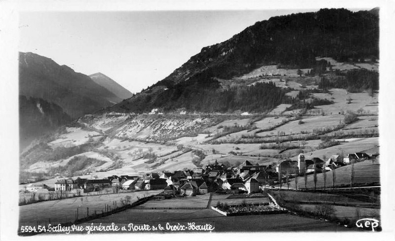 Carte postale ancienne Vue générale de Lalley