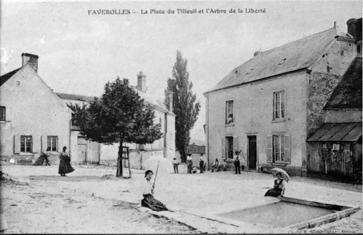 Carte postale ancienne Faverolles la poste 08548