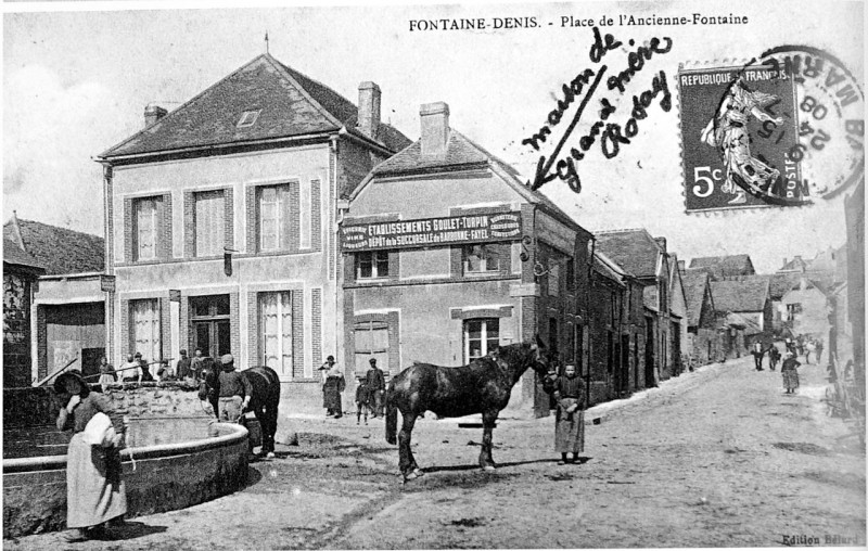 Carte postale ancienne Fontaine denis 1908 08646