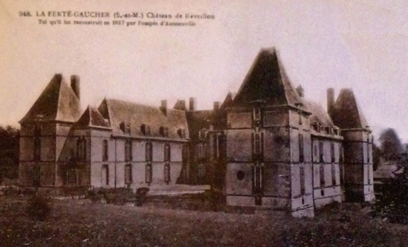 Carte postale ancienne La Ferté Gaucher château Reveillon 20