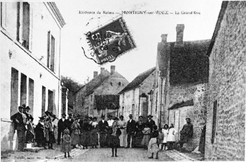 Carte postale ancienne Montigny sur vesle 0760