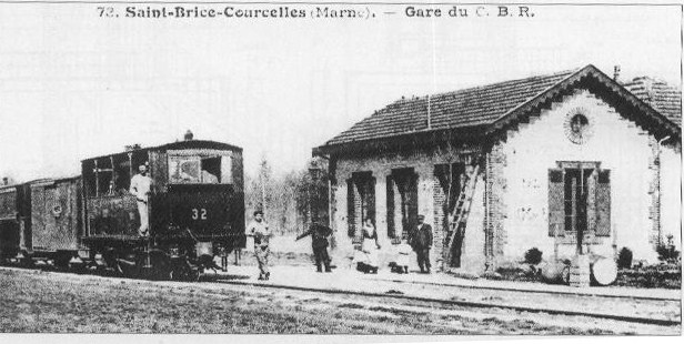 Carte postale ancienne St-Brice Courcelles T4