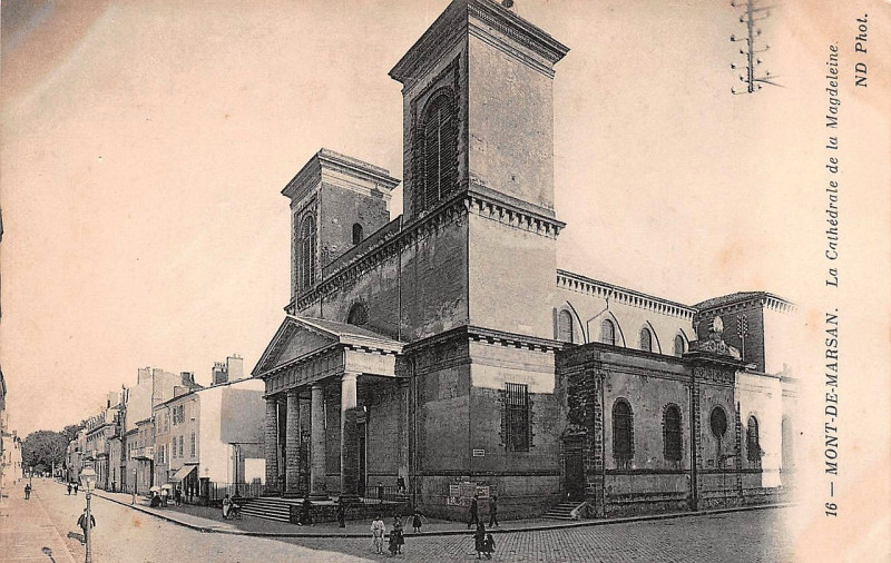 Carte postale ancienne Mont-de-Marsan - La Madeleine 2