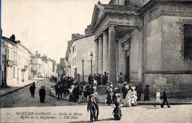 Carte postale ancienne Mont-de-Marsan - La Madeleine 8