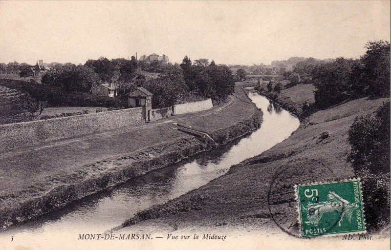 Carte postale ancienne Mont-de-Marsan - La Midouze 8