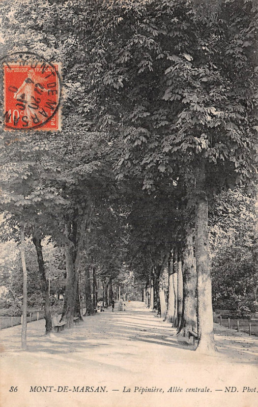 Carte postale ancienne Mont-de-Marsan - Pepinière 2
