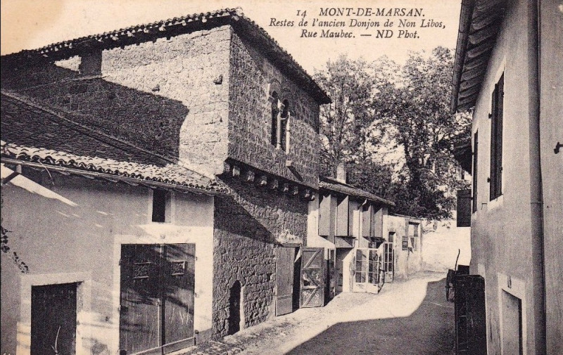 Carte postale ancienne Mont-de-Marsan - Rue Maubec