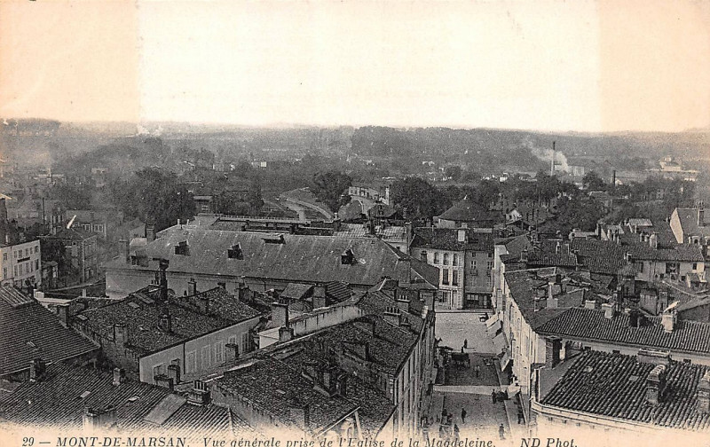 Carte postale ancienne Mont-de-Marsan - vue générale 5