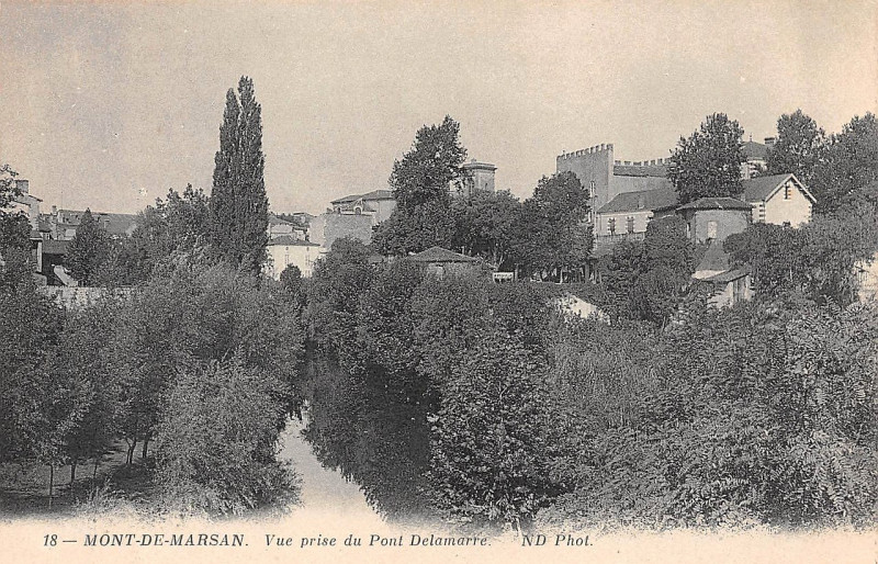 Carte postale ancienne Mont-de-Marsan - vue générale 6