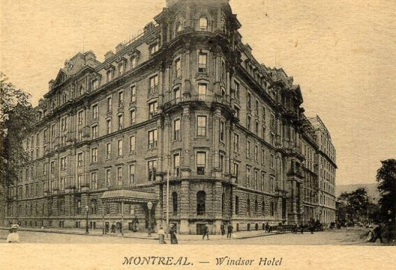 Carte postale ancienne Montreal - Windsor Hotel