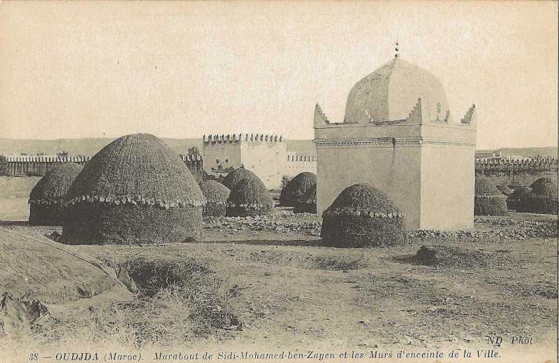 Carte postale ancienne Oujda Sidi ben Zayen