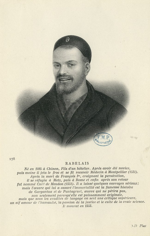 Carte postale ancienne Rabelais CIPA0859