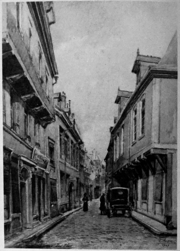 Carte postale ancienne Rue des élus reims 1008350