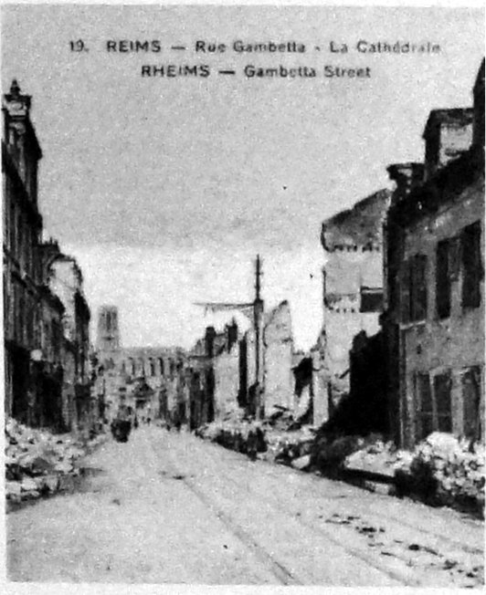 Carte postale ancienne Rue Gambetta post 1GM 1007189