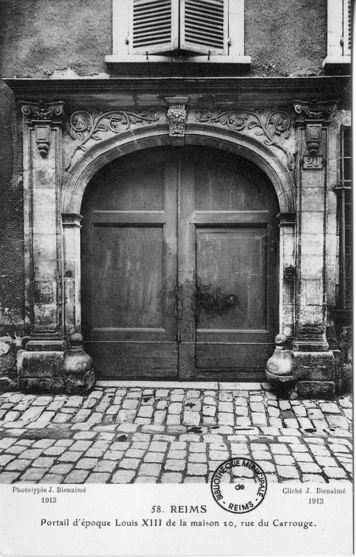 Carte postale ancienne Rue Krouge 1GM