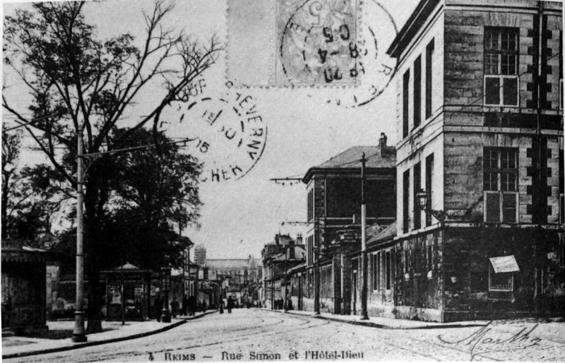 Carte postale ancienne Rue simon 1905 1007206